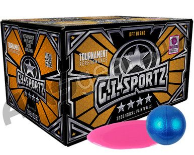 GI Sportz 1000 Billes De Paintball Calibre .50 - Bleu - Précision Optimale - Pour Parties Intenses