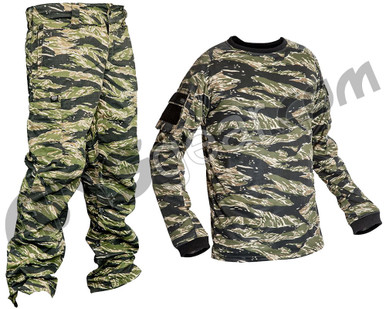 Pantalon De Paintball Valken Zulu Pro – Tiger Stripe, Taille M (30-34) NEUF