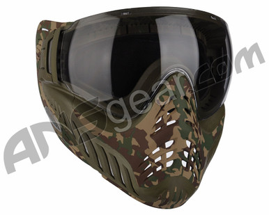 Masque Paintball Vforce Profiler - Vert Foncé - Verres Transparents - Occasion