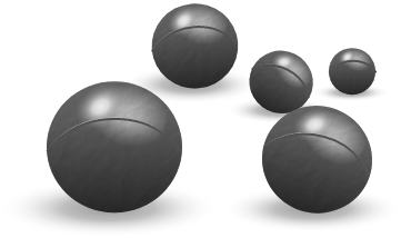 Paintball five gray balls image