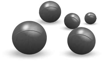 Paintball five gray balls image