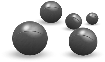 Paintball five gray balls image