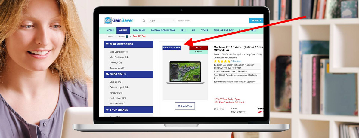 Get Additional Savings with GainSaver Free Gift Cards