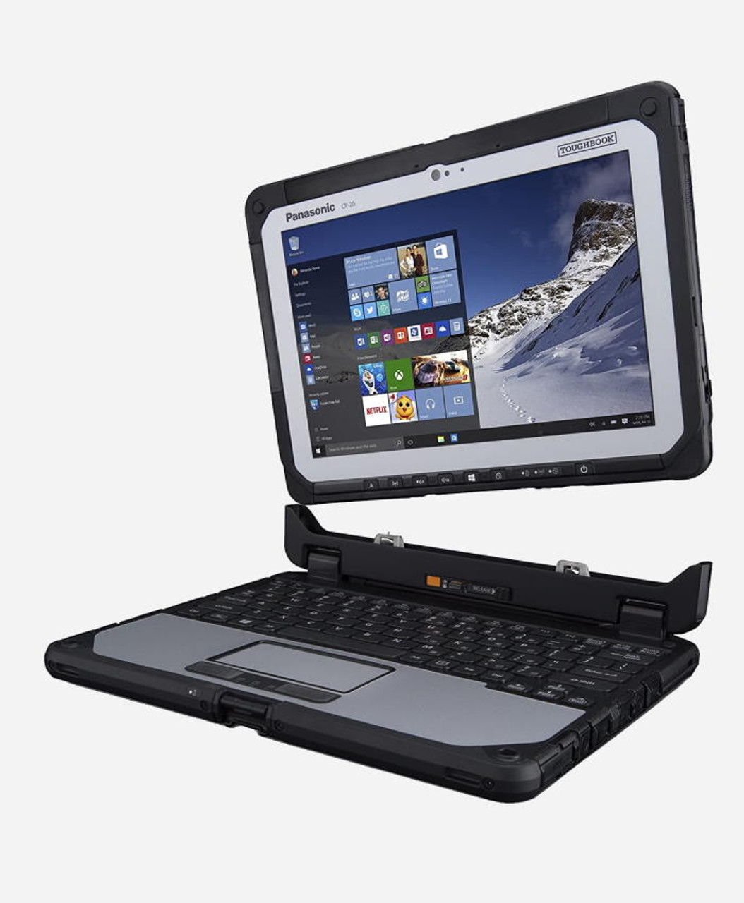 Refurbished Panasonic CF-20 Toughbook 10.1-inch (Multi Touch WUXGA 1920 x  1200) 1.1GHZ Core m5 - Gainsaver