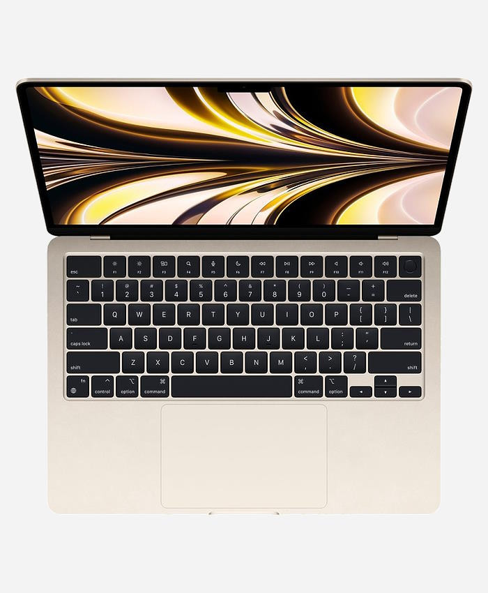 Apple MacBook M1 Air ゴールド UKキーボード New Apple Macbook Air 13.6-inch (Retina 8GPU, Starlight) 3.5Ghz 8