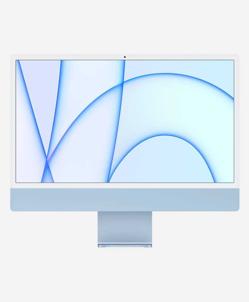 Refurbished Apple iMac 24 Blue (2021) Front