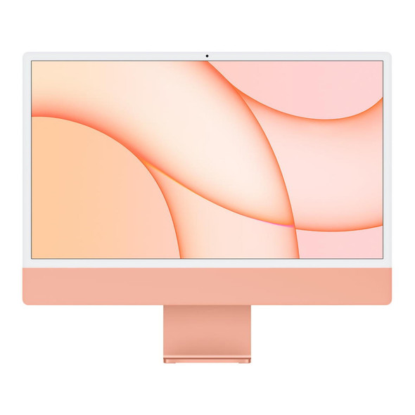 New Open Box - iMac (2021) 24-Inch - 8 GPU - Orange - 3.2Ghz 8-Core M1 - 8 GB Memory - 256 GB SSD - MGPK3LL/A-BTO