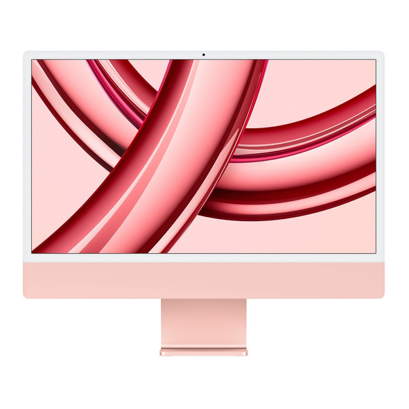 New Open Box - iMac (2023) 24-Inch - 10 GPU - Pink - 4.05Ghz 8-Core M3 - 8 GB Memory - 256 GB SSD - MQRT3LL/A