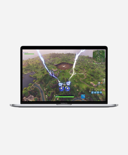 Refurbished Apple Macbook Pro (2019) 15 Silver Touch Front
