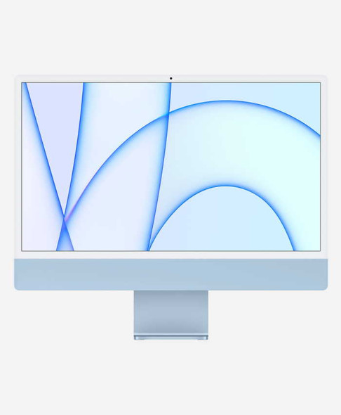 Used Apple iMac 24-inch (Retina 4.5K 8GPU, Blue) 3.2Ghz 8-Core M1 