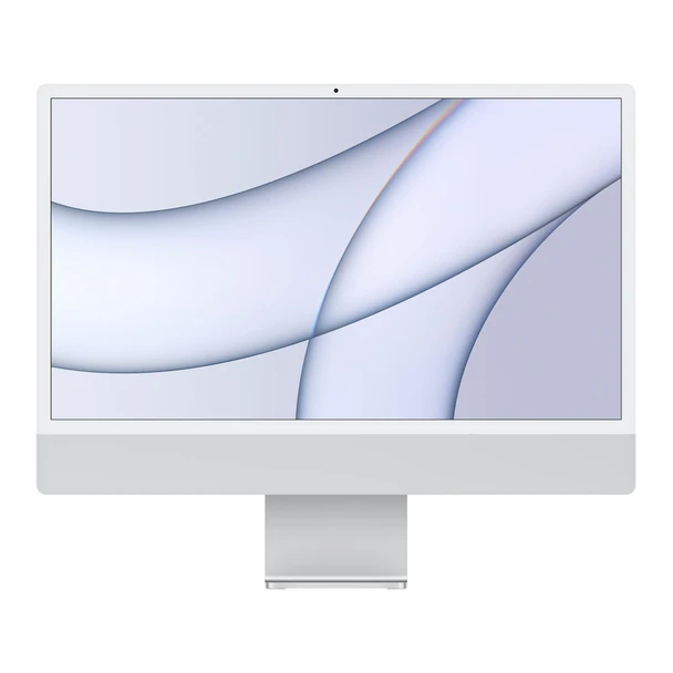 New Open Box - iMac (2021) 24-Inch - 7 GPU - Silver - 3.2Ghz 8-Core M1 - 8 GB Memory - 256 GB SSD - MGTF3LL/A