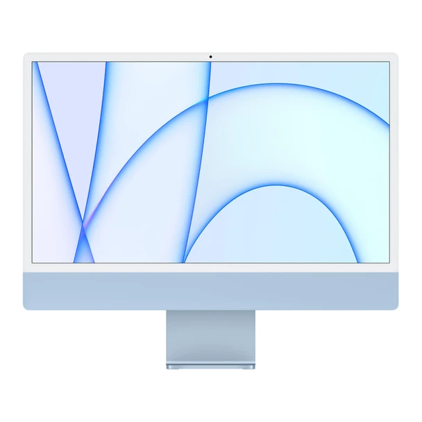 New Open Box - iMac (2021) 24-Inch - 8 GPU - Blue - 3.2Ghz 8-Core M1 - 8 GB Memory - 512 GB SSD - MGPK3LL/A