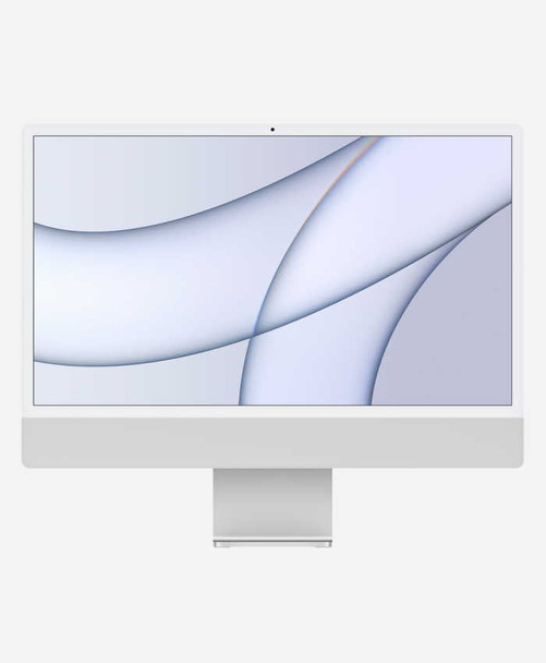 Refurbished Apple iMac 24 Silver (2021 4port) Front