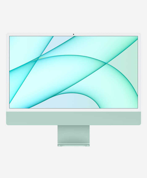Refurbished Apple iMac 24 Green (2021 4port) Front