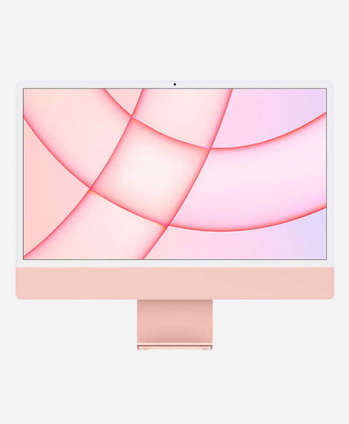 Refurbished Apple iMac 24 Pink (2021 4port) Front