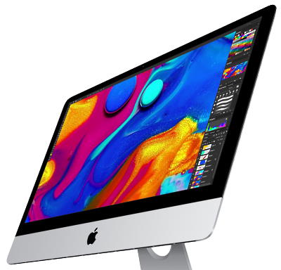 Colors are brilliant and accurate on the 2017 used 21-inch iMac with Retina 4K display.