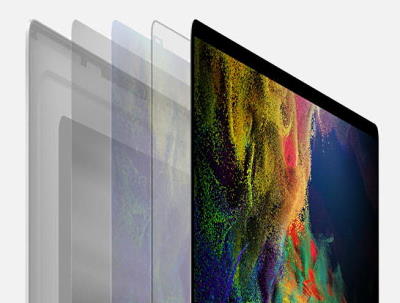 The screen layers in the used 2019 Macbook Pro with 16-inch Retina display provide amazingly brilliant images and video.