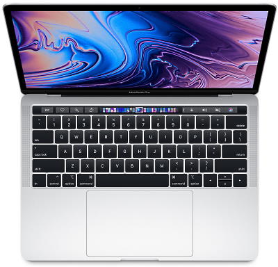 Used Apple Macbook Pro 13.3-inch (Retina, Silver, Touch Bar) 1.7