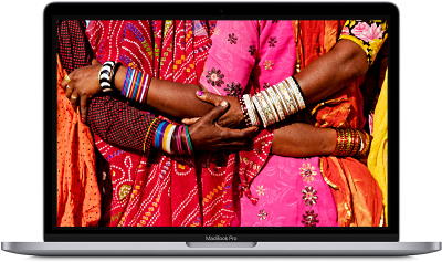 Enjoy breathtaking image quality with the used and refurbished 2020 Macbook Pro with Retina display.