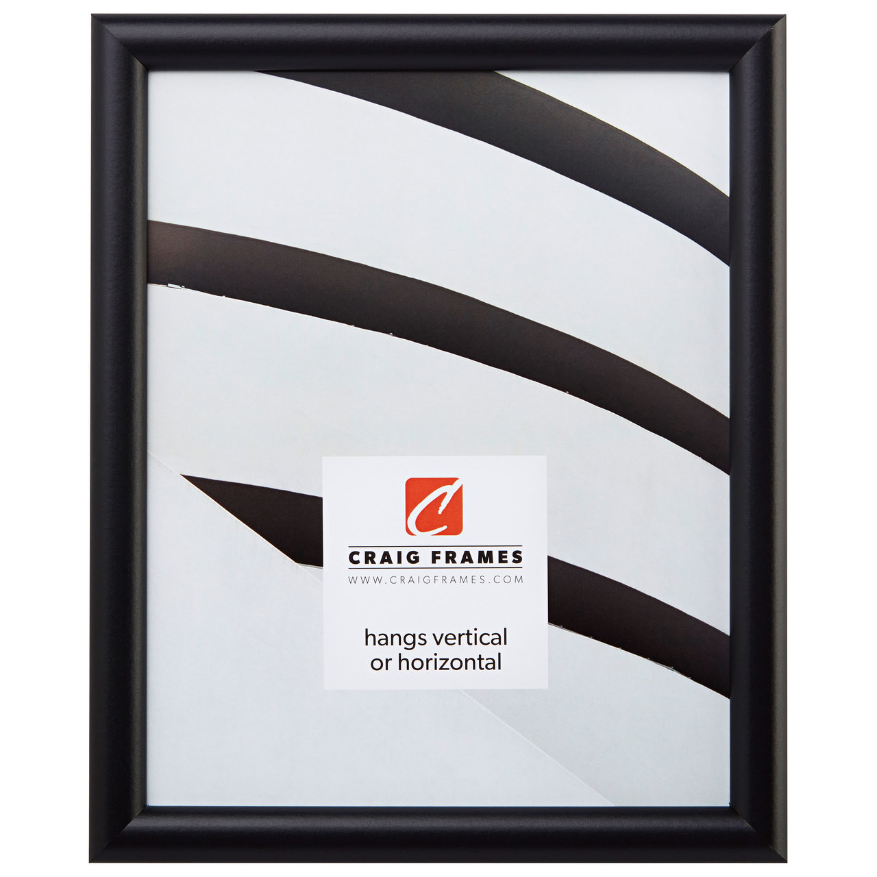 Contemporary Gallery Black Picture Frame - Craig Frames