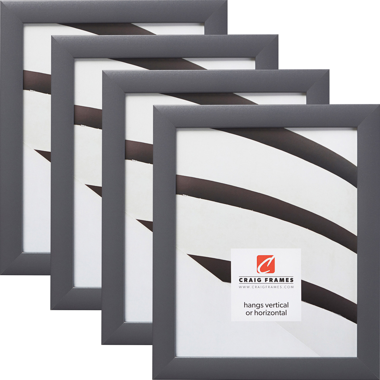 Contemporary Gallery Black Picture Frame - Craig Frames