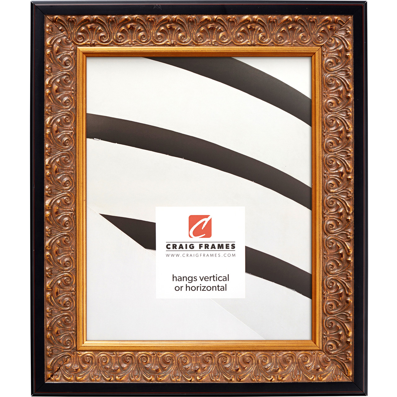 Contemporary Gallery Black Picture Frame - Craig Frames