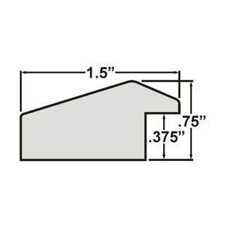 Balla 150 1.5", American Maple Picture Frame
