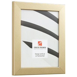 Bauhaus 125 1.25", Swirled Gold Picture Frame