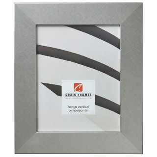 Bauhaus 200 2", Brushed Silver Picture Frame