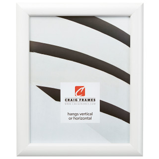 Tulip Poplar, Simple White Hardwood Picture Frame - Craig Frames