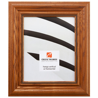 Colonial Ornate Traditional Walnut Brown Picture Frame - Craig Frames