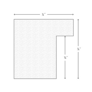 Confetti .875", Red Picture Frame