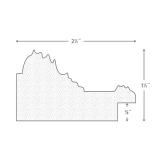 Devereux 2.5", Brushed Mahogany Picture Frame
