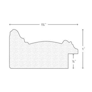 Galerie 1.75", Antique Black & Silver Picture Frame