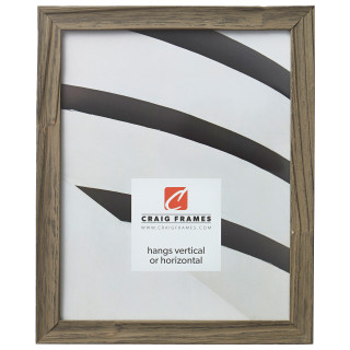 Hausbarn .75", Rustic Wolf Gray Picture Frame