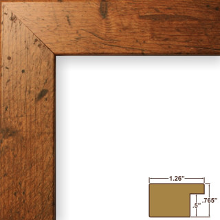Bauhaus 125 1.25", Matted Light Walnut Picture Frame