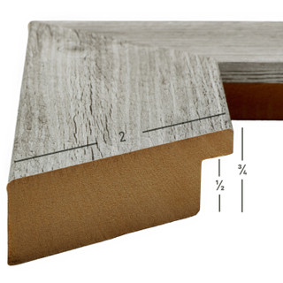 American Barn 2", Light Gray Oak Picture Frame