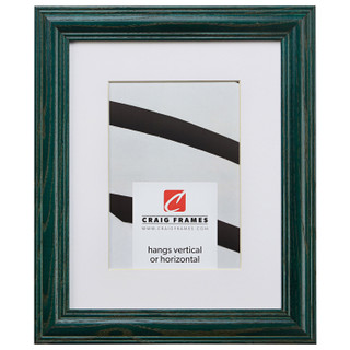 Wiltshire 440 1.25", Matted Hunter Green Picture Frame