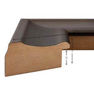 Martin 2", Black Velvet Picture Frame