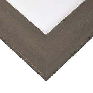 Jasper Wide 2.5", Rustic Whiskey Brown Matted Picture Frame