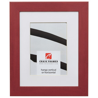 Colori 125 1.25", Red Matted Picture Frame