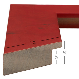 Innovations 1.5", Red Burl Picture Frame