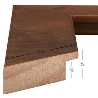 Innovations 1.5", Brown Burl Picture Frame