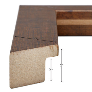 Essentials 1", Modern Rustic Copper Picture Frame