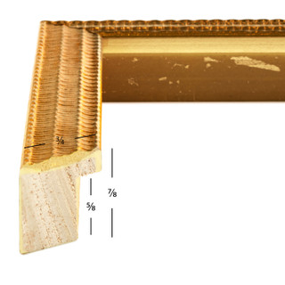 Farnsworth .75", Gold Picture Frame