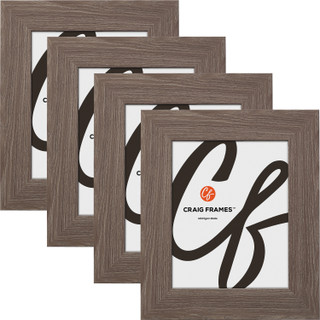 American Barn 2", Farmhouse Gray Picture Frame - 4 Piece Set