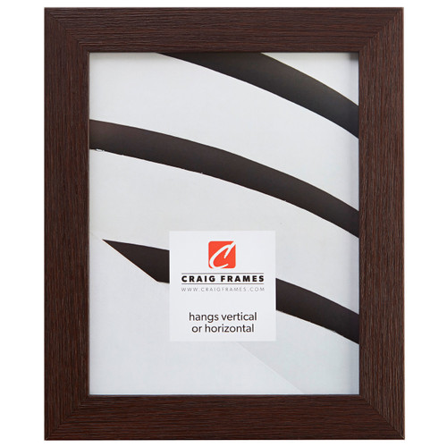 Bauhaus 125 1.25", Textured Brown Oak Picture Frame