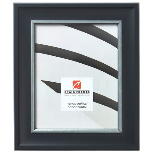 Martin 2", Black Velvet Silver Picture Frame