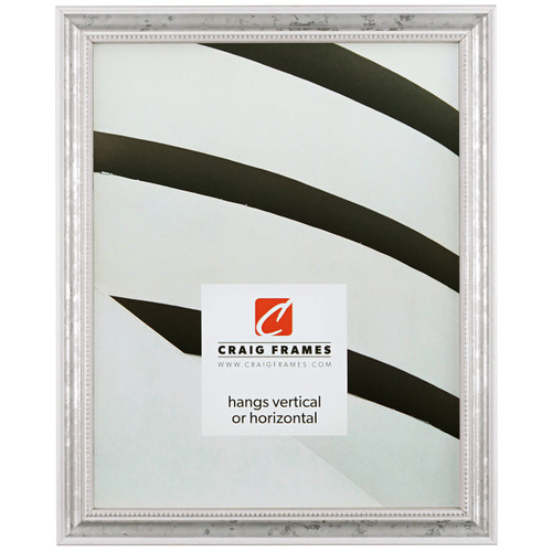 Stratton .75", Antique White Picture Frame