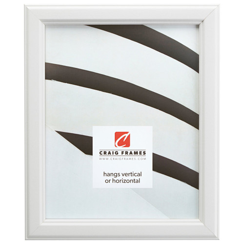 Tulip Poplar, Simple White Hardwood Picture Frame - Craig Frames